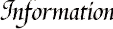 Information